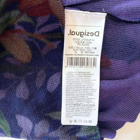 NWOT DESIGUAL SIDNEY WRAP KNIT JUMPER TOP WITH BOW - XL - Picture 14 of 15